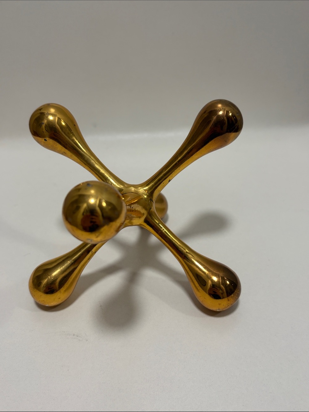 Polished Gold Jack Sculpture Table Accent from Z Gallerie